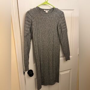 Porsche Design Gray Long Sleeve Dress